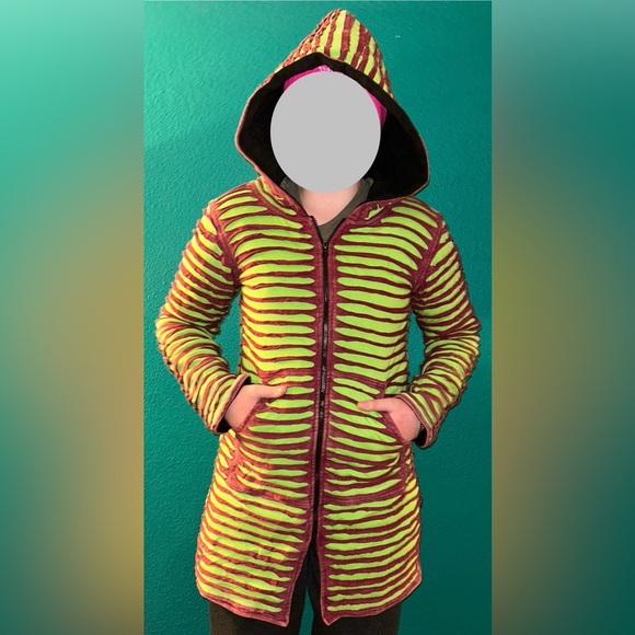 DNA size medium hooded zip up sliced jacket - Picture 1 of 10
